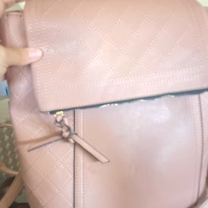 Mauve/light pink backpack